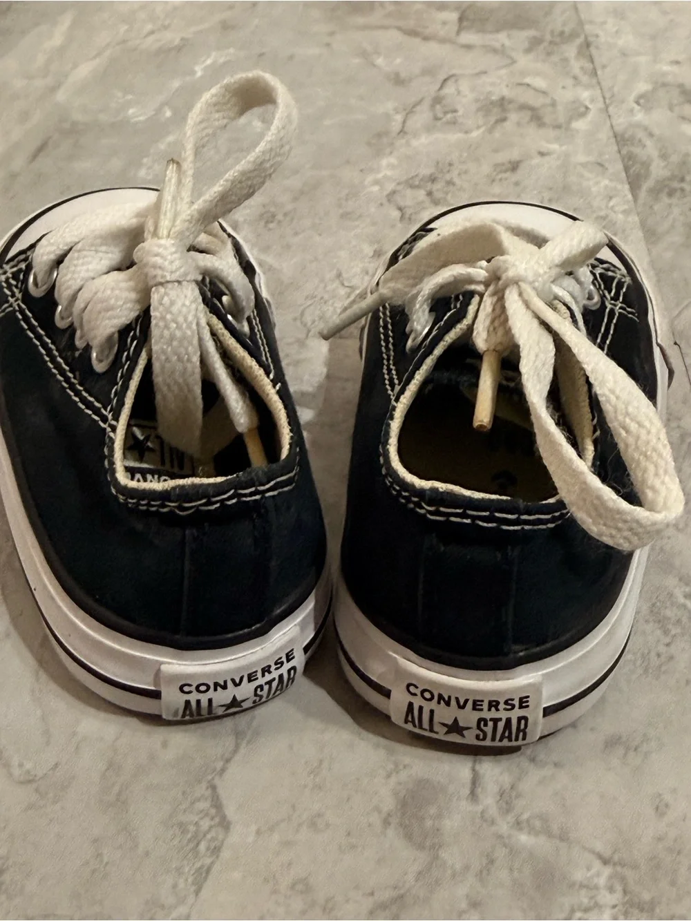Converse Chuck Taylor All Star Toddler Shoes Black Low Top Size 4